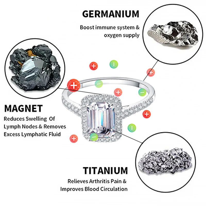 💎💎💍 Magnetology Moissanite Diamond Ring💖LAST DAY SALE - 80% OFF