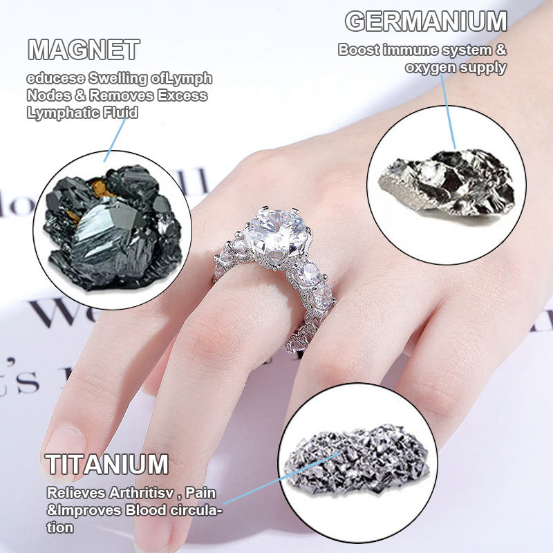CZTICLE™ Magnetology Moissanite Diamond Ring💖LAST DAY SALE - 80% OFF