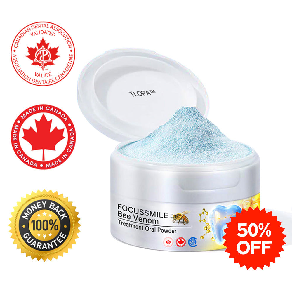 🌿TLOPA™ Focussmile Bee Venom Treatment Oral Powder 🦷 (🇺🇸 USA Recommended)