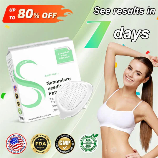 See results in 7 days🌲Jorondy™ SMGT-GLP-1 Nano Microneedle Patch（Painless, long-lasting, addressing diabetes, obesity, and cardiovascular diseases）