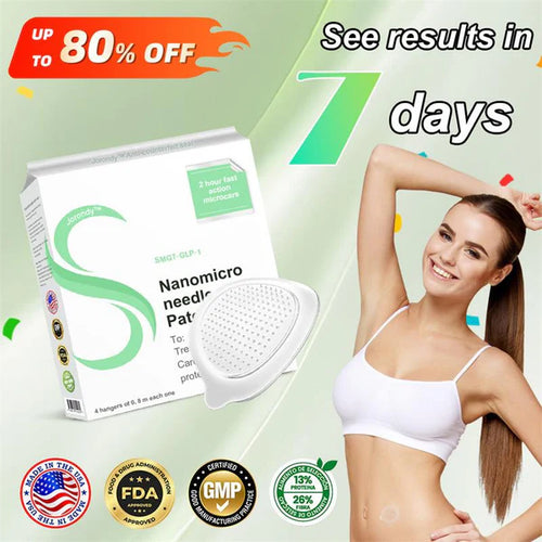 See results in 7 days🌲Jorondy™ SMGT-GLP-1 Nano Microneedle Patch（Painless, long-lasting, addressing diabetes, obesity, and cardiovascular diseases）