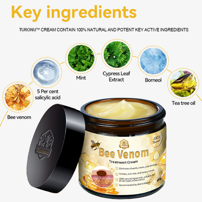 Turonu™ Bee Venom Treatment Cream 👩🏼‍⚕️（FDA Approved） (🔥𝑳𝒂𝒔𝒕 𝒅𝒂𝒚 𝒑𝒓𝒐𝒎𝒐𝒕𝒊𝒐𝒏 95% 𝒐𝒇𝒇)