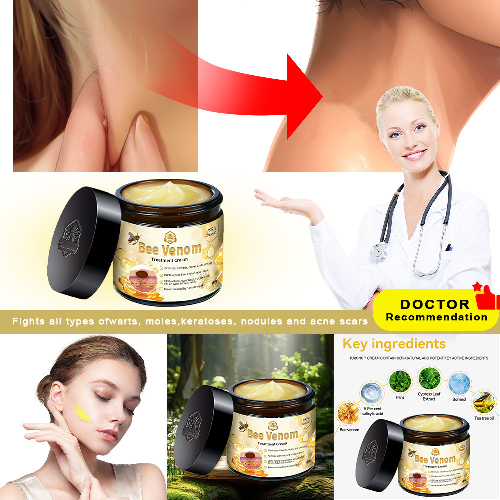 Turonu™ Bee Venom Treatment Cream 👩🏼‍⚕️（FDA Approved） (🔥𝑳𝒂𝒔𝒕 𝒅𝒂𝒚 𝒑𝒓𝒐𝒎𝒐𝒕𝒊𝒐𝒏 95% 𝒐𝒇𝒇)