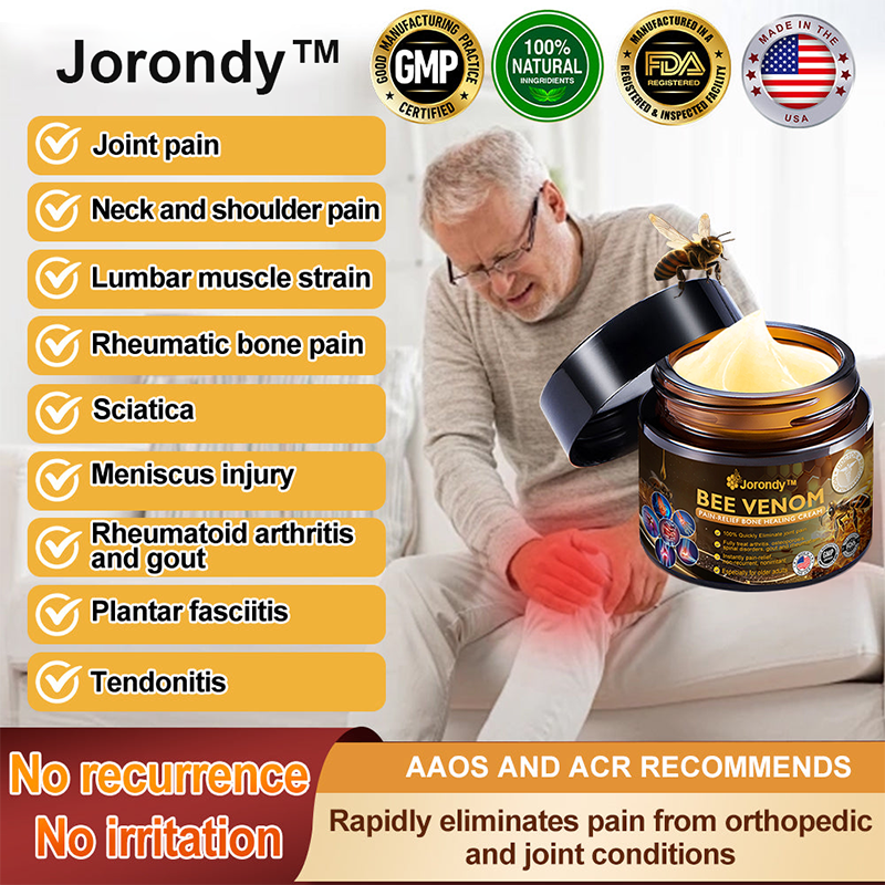 Official Store:  🦵Jorondy™ Bee Venom Arthritis Therapy Cream(Specially for older adults & AAOS recommends)🔥𝑳𝒂𝒔𝒕 𝒅𝒂𝒚 𝒑𝒓𝒐𝒎𝒐𝒕𝒊𝒐𝒏 8𝟎% 𝒐𝒇𝒇