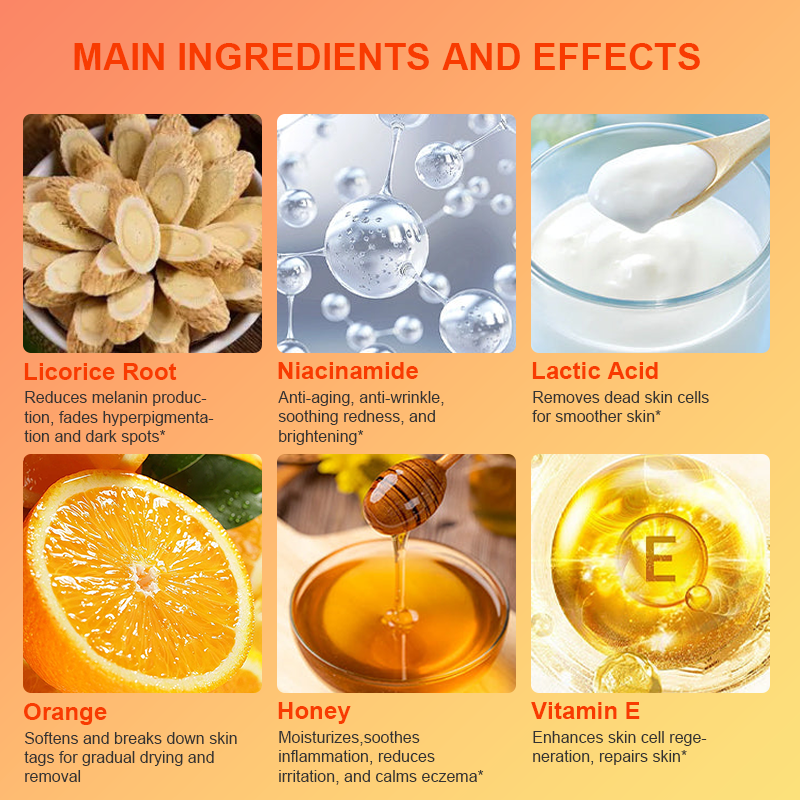 Purifying Exfoliating Gel for Acanthosis Nigricans, Exfoliation, Dark Spots, Skin Tags, and Eczema 🍊