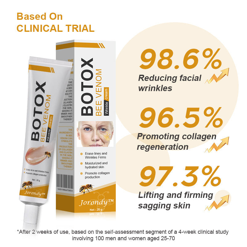 👨‍⚕️💐Made and Shipped from the USA✅ Jorondy™ Botox Bee Venom Wrinkle Removal Cream-Last Day Promotion 70% OFF
