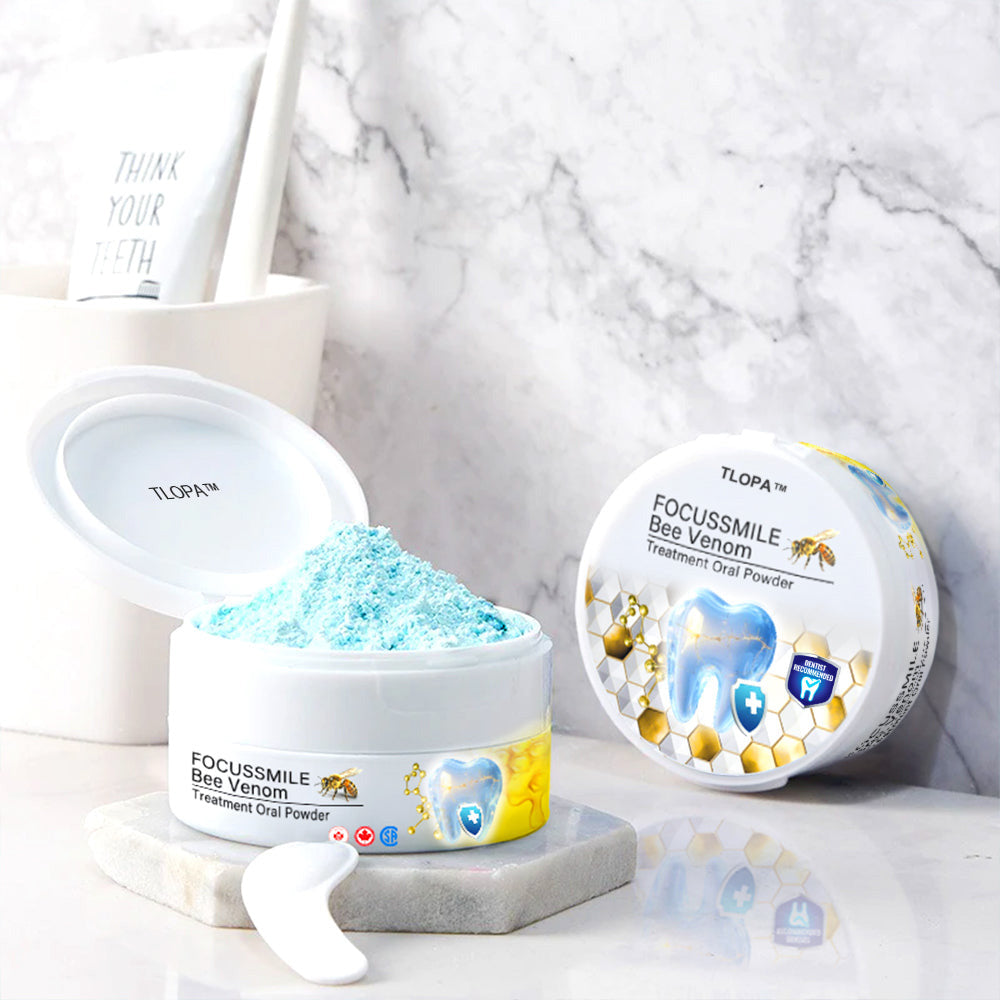🌿TLOPA™ Focussmile Bee Venom Treatment Oral Powder 🦷 (🇺🇸 USA Recommended)
