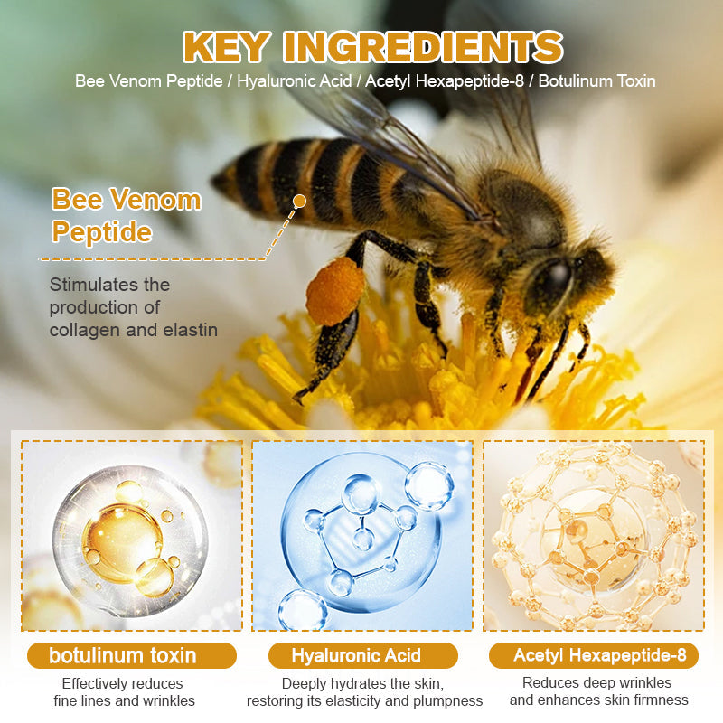 👨‍⚕️💐Made and Shipped from the USA✅ Jorondy™ Botox Bee Venom Wrinkle Removal Cream-Last Day Promotion 70% OFF