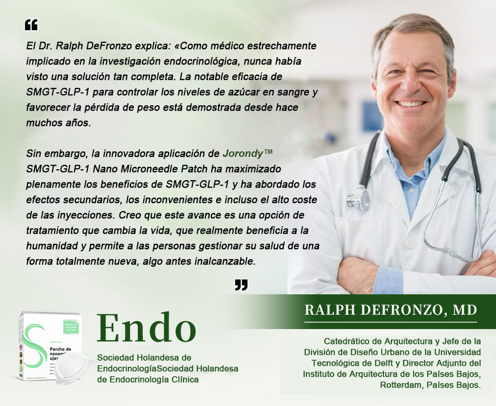 Vea resultados en 7 días🌲Parche de nanomicroagujas Jorondy™ SMGT-GLP-1 (indoloro, de larga duración, para la diabetes, la obesidad y las enfermedades cardiovasculares) 🌲🌲