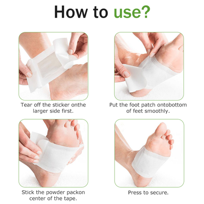 COROU™ Natural Far Infrared Magnetic Therapy Foot Patches