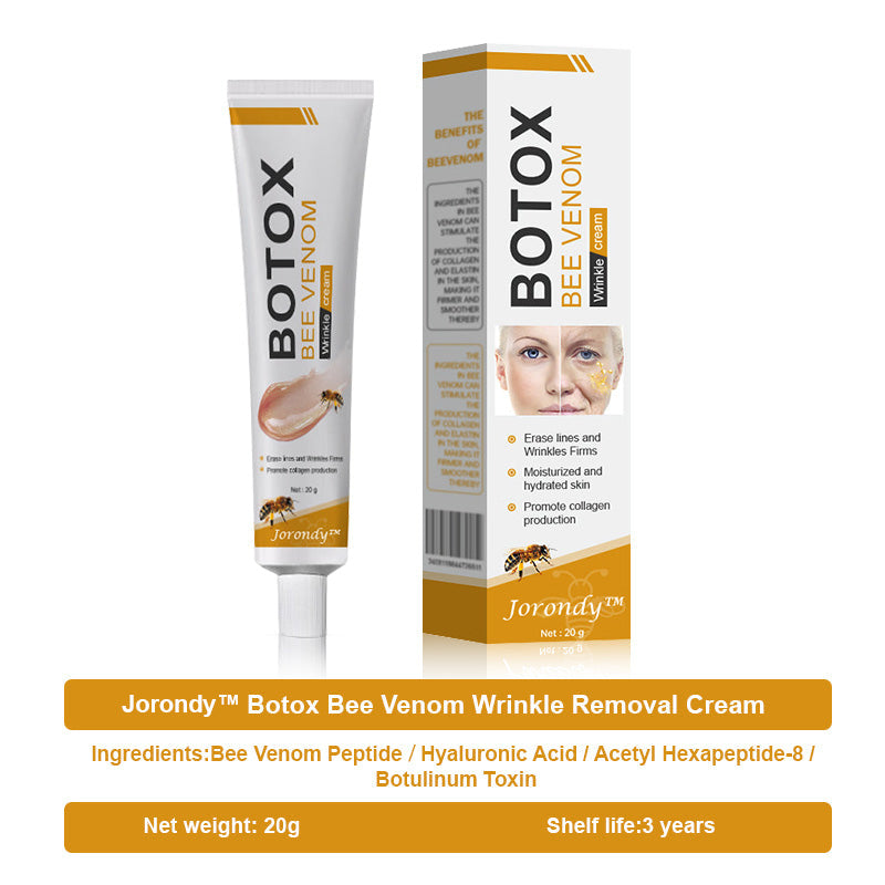 👨‍⚕️💐Made and Shipped from the USA✅ Jorondy™ Botox Bee Venom Wrinkle Removal Cream-Last Day Promotion 70% OFF