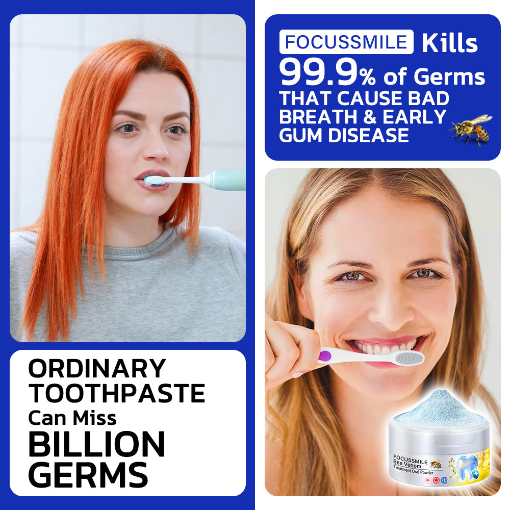 🌿TLOPA™ Focussmile Bee Venom Treatment Oral Powder 🦷 (🇺🇸 USA Recommended)