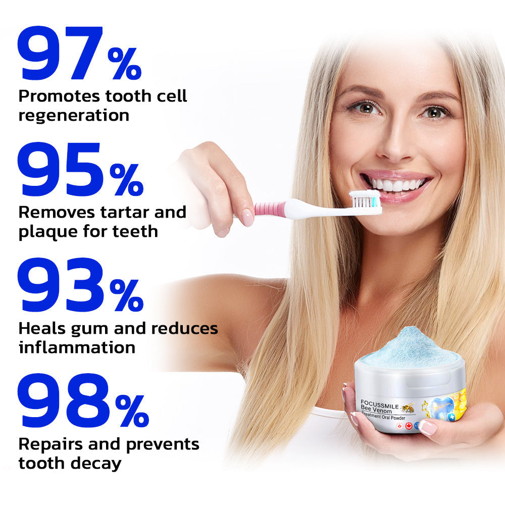 🌿TLOPA™ Focussmile Bee Venom Treatment Oral Powder 🦷 (🇺🇸 USA Recommended)